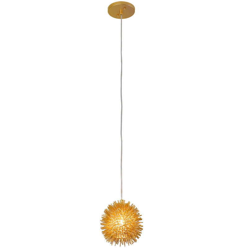 Varaluz - 169M01SGO - One Light Mini Pendant - Urchin - Gold