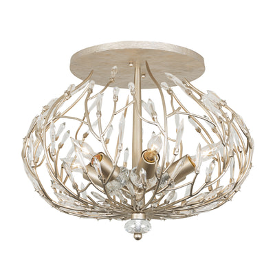 Varaluz - 271S06GD - Six Light Ceiling Mount - Bask - Gold Dust