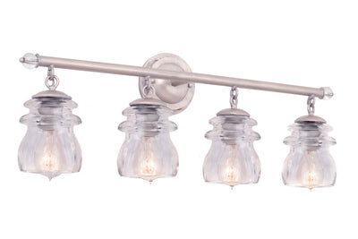 Kalco - 6314PS - Four Light Bath - Brierfield - Pearl Silver