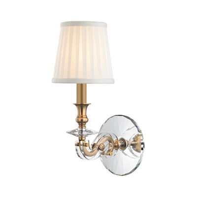 Hudson Valley - 1291-AGB - One Light Wall Sconce - Lapeer - Aged Brass
