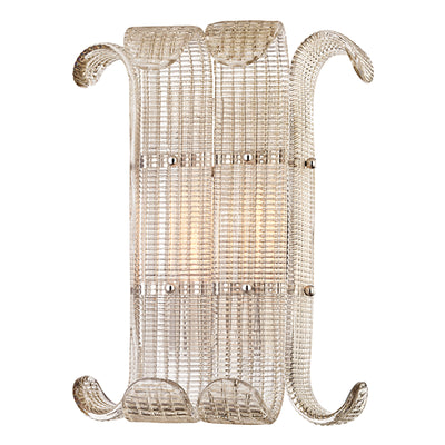 Hudson Valley - 2902-PN - Two Light Wall Sconce - Brasher - Polished Nickel