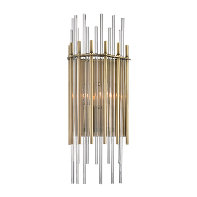Hudson Valley - 6300-AGB - Two Light Wall Sconce - Wallis - Aged Brass