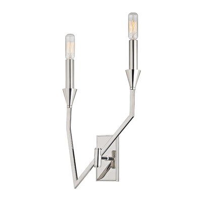 Hudson Valley - 8502R-PN - Two Light Wall Sconce - Archie - Polished Nickel