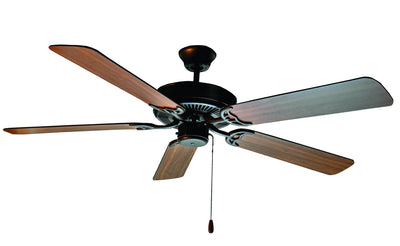 Maxim - 89905OIWP - 52``Ceiling Fan - Basic-Max - Oil Rubbed Bronze / Walnut / Pecan