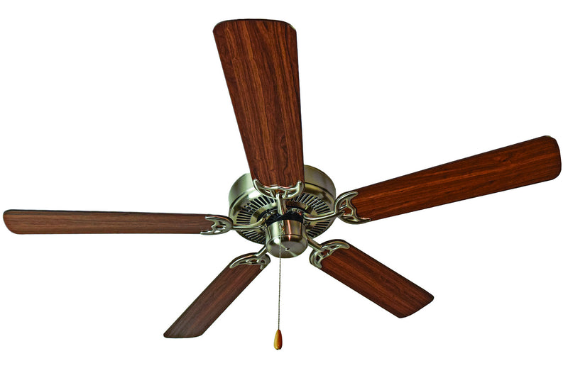 Maxim - 89905SNWP - 52``Ceiling Fan - Basic-Max - Satin Nickel / Walnut / Pecan
