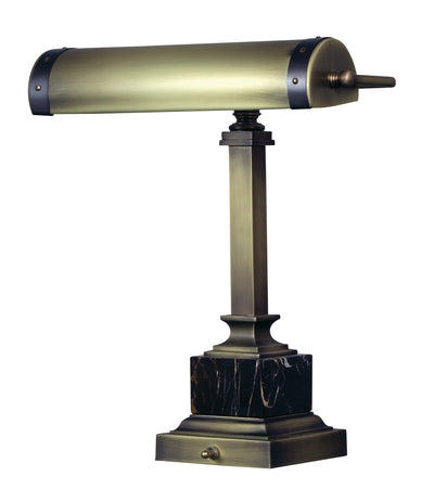 House of Troy - DSK440-ABMB - One Light Table Lamp - Steamer - Antique Brass With Mahogany Bronze