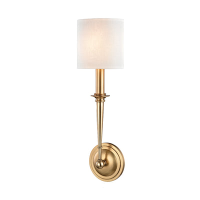 Hudson Valley - 1231-AGB - One Light Wall Sconce - Lourdes - Aged Brass
