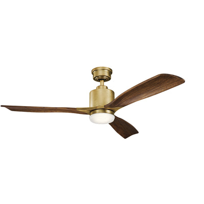 Kichler - 300027NBR - 52``Ceiling Fan - Ridley II - Natural Brass