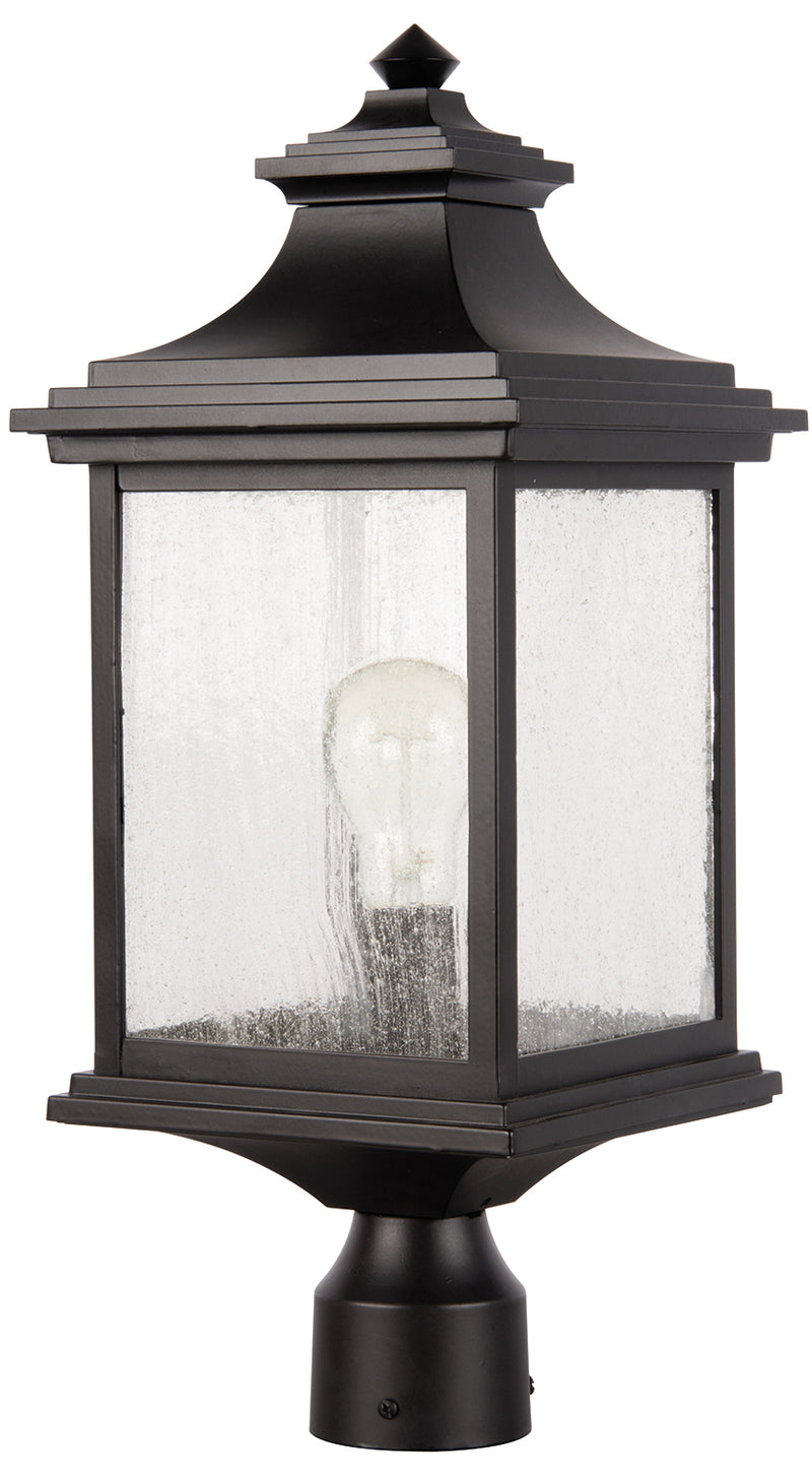 Craftmade - Z3215-MN - One Light Post Mount - Gentry - Midnight