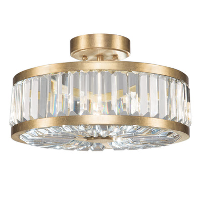 Fine Art - 815740-2ST - Three Light Semi-Flush Mount - Crystal Enchantment - Gold