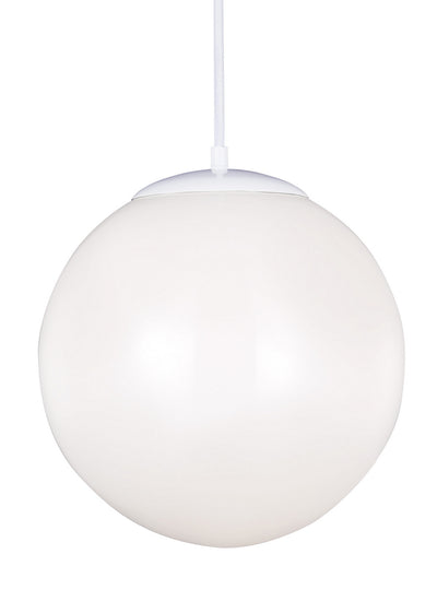 Visual Comfort Studio - 6024EN3-15 - One Light Pendant - Leo - Hanging Globe - White