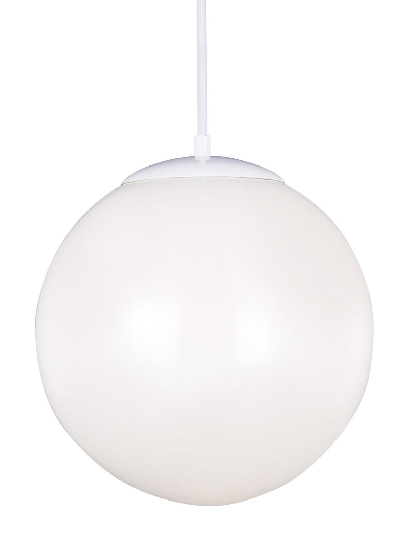 Visual Comfort Studio - 6024EN3-15 - One Light Pendant - Leo - Hanging Globe - White