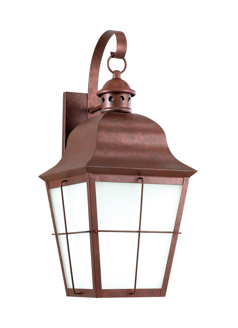 Generation Lighting - 8463DEN3-44 - One Light Outdoor Wall Lantern - Chatham - Weathered Copper