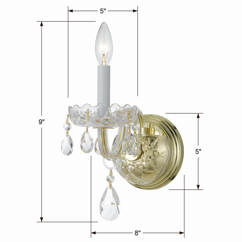 Traditional Crystal Wall Mount
