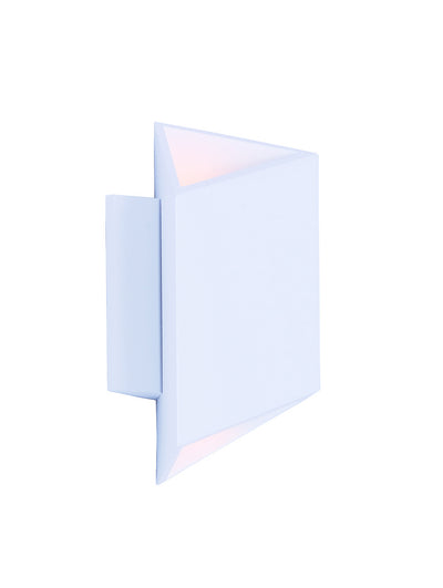 ET2 - E41373-WT - LED Outdoor Wall Sconce - Alumilux Facet - White