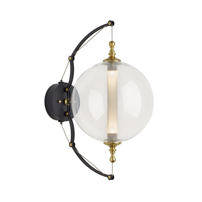 Hubbardton Forge - 207903-SKT-31-YT0517 - Two Light Wall Sconce - Otto - Brass w/ Black