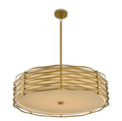 Kalco - 312754VBR - LED Pendant - Paloma - Vintage Brass