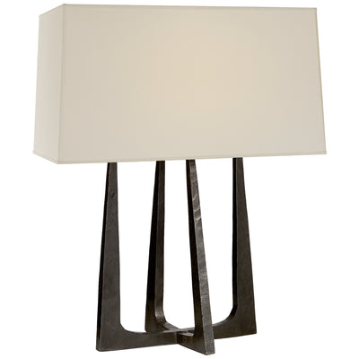 Visual Comfort Signature - S 3514AI-PL - Two Light Bedside Lamp - Scala - Aged Iron