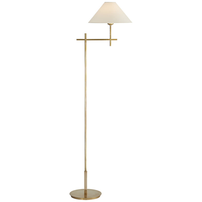 Visual Comfort Signature - SP 1023HAB-NP - One Light Floor Lamp - Hackney - Hand-Rubbed Antique Brass