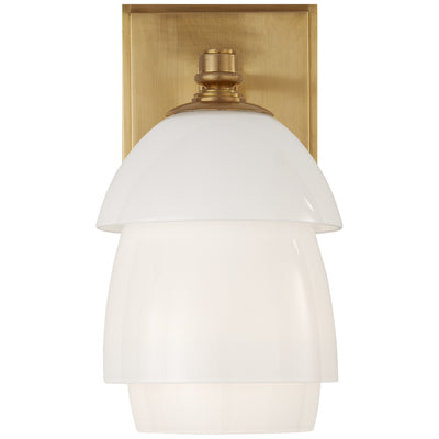 Visual Comfort Signature - TOB 2111HAB-WG - One Light Wall Sconce - Whitman - Hand-Rubbed Antique Brass