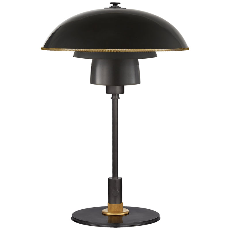 Visual Comfort Signature - TOB 3513BZ/HAB-BZ - One Light Desk Lamp - Whitman - Bronze and Hand-Rubbed Antique Brass