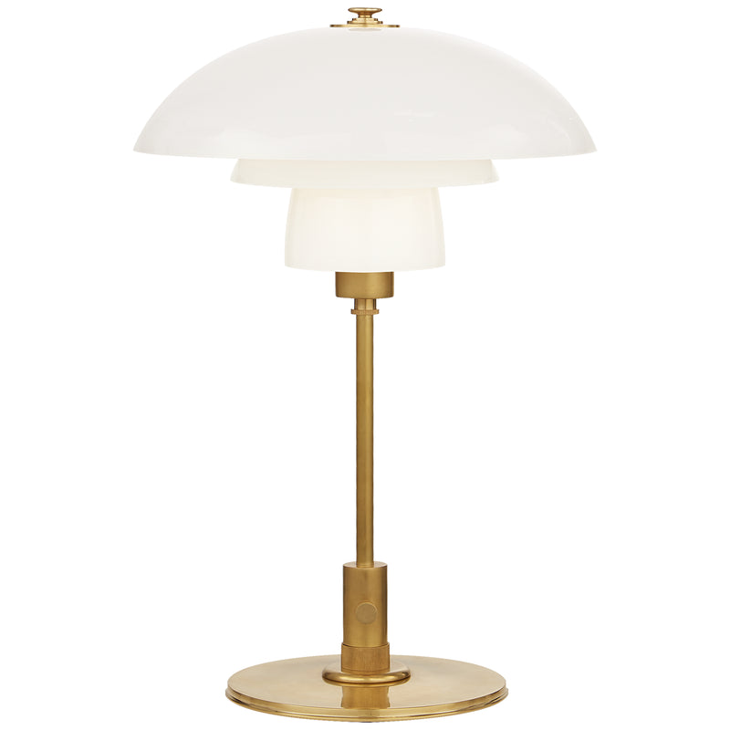 Visual Comfort Signature - TOB 3513HAB-WG - One Light Desk Lamp - Whitman - Hand-Rubbed Antique Brass