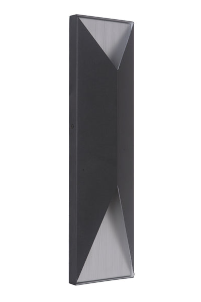 Craftmade - Z3422-TBBA-LED - LED Pocket Sconce - Peak - Matte Black / Brushed Aluminum