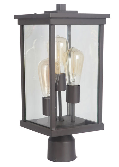 Craftmade - Z9725-OBO - Three Light Post Mount - Riviera - Oiled Bronze (Outdoor)