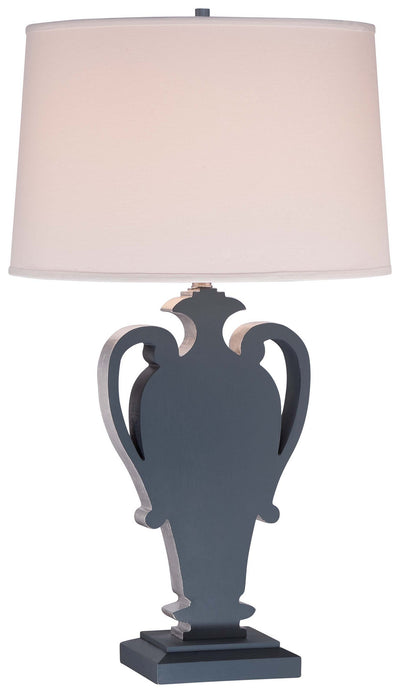 Minka-Lavery - 12431-0 - One Light Table Lamp - Ocean Blue W/Silver Leaf Highlights