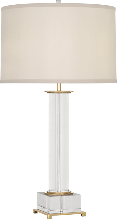 Robert Abbey - 359 - One Light Table Lamp - Williamsburg Finnie - Modern Brass w/Clear Lead Crystal