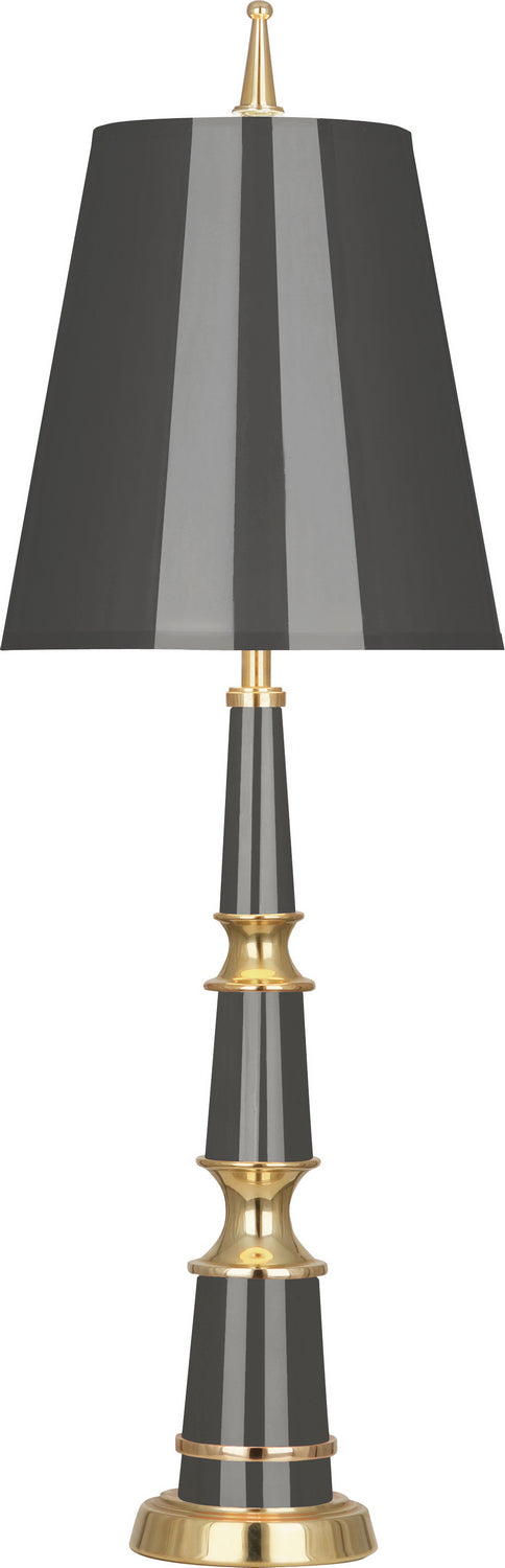 Robert Abbey - A900 - One Light Accent Lamp - Jonathan Adler Versailles - Ash Lacquered Paint w/Modern Brass