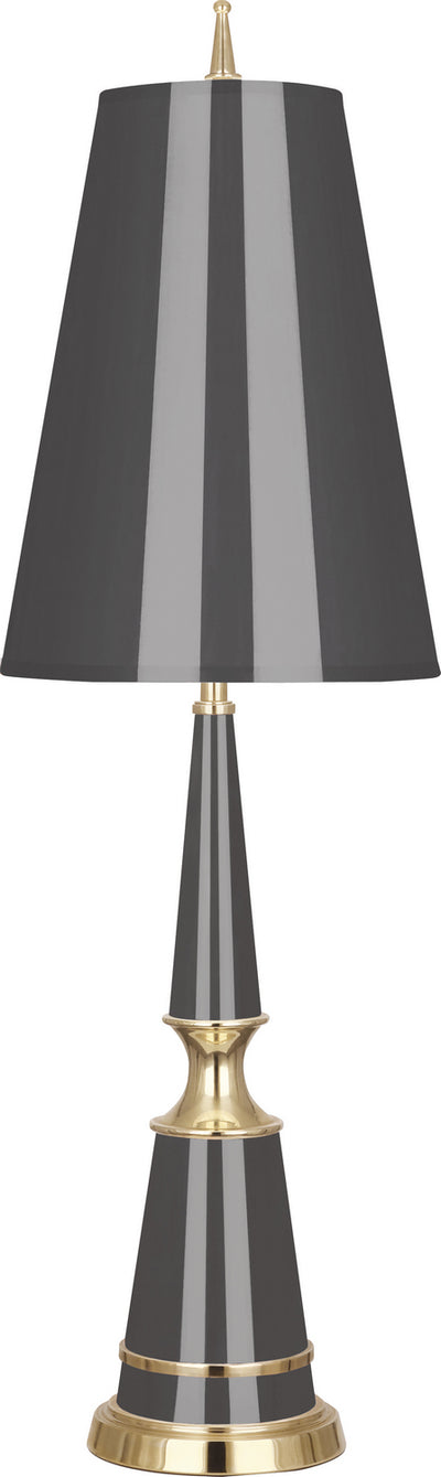 Robert Abbey - A901 - One Light Table Lamp - Jonathan Adler Versailles - Ash Lacquered Paint w/Modern Brass