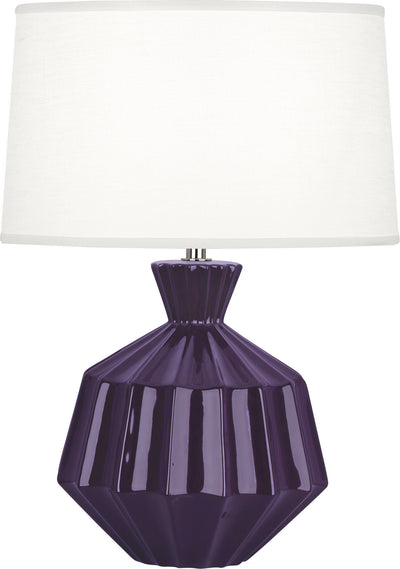 Robert Abbey - AM989 - One Light Accent Lamp - Orion - Amethyst Glazed
