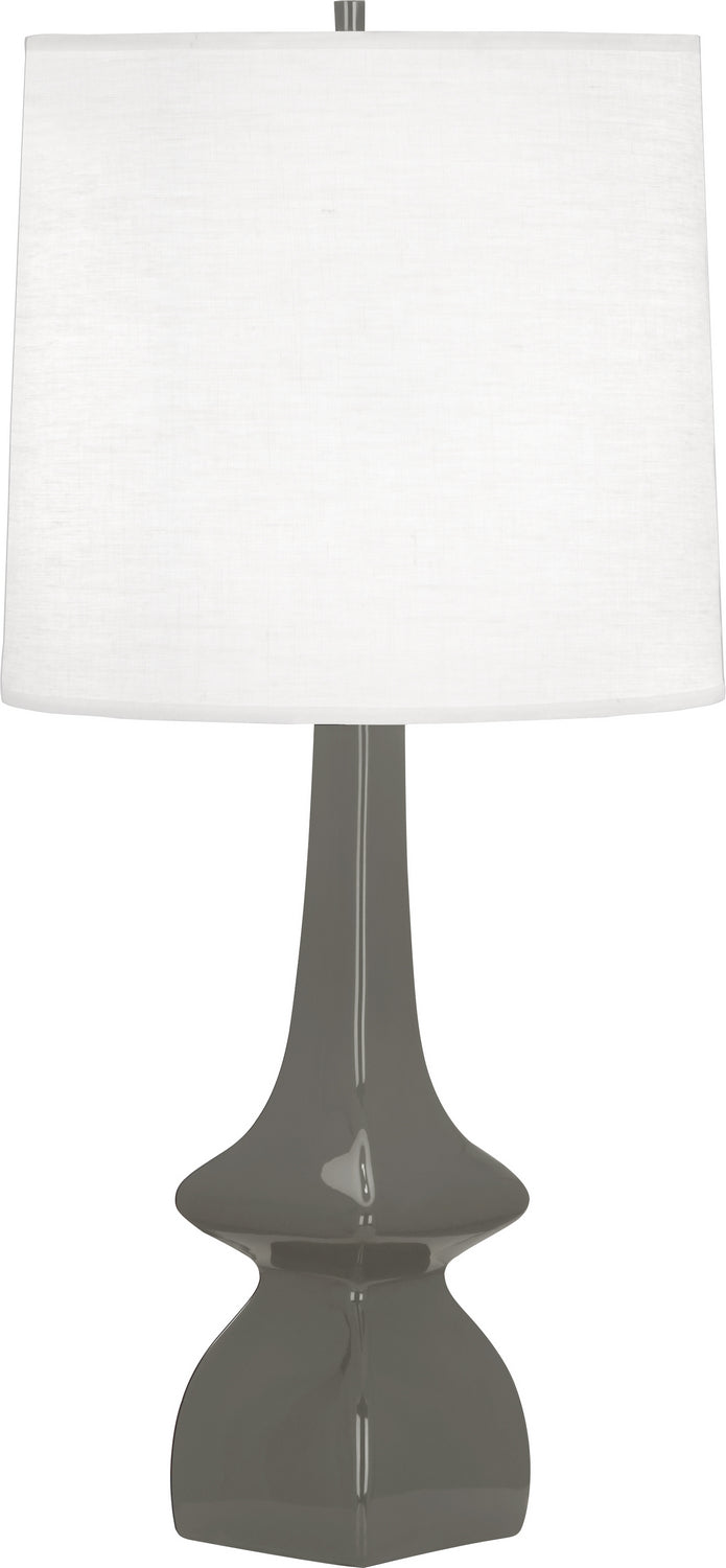 Robert Abbey - CR210 - One Light Table Lamp - Jasmine - ASH GLAZED