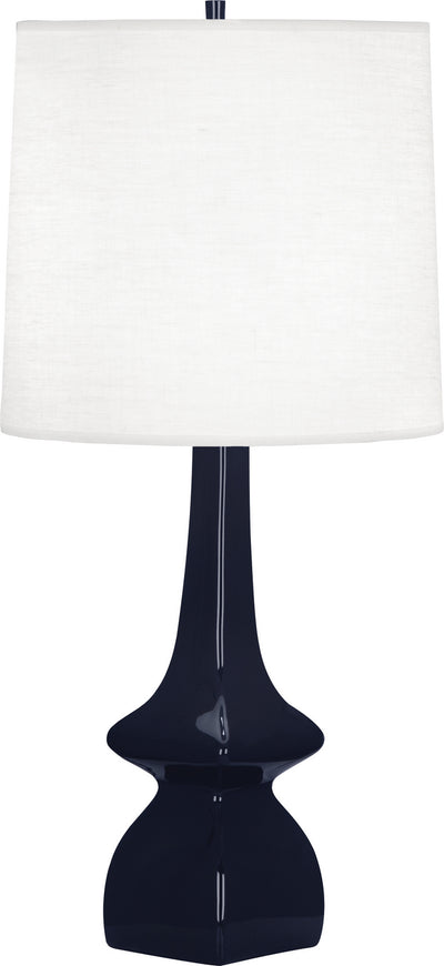 Robert Abbey - MB210 - One Light Table Lamp - Jasmine - MIDNIGHT BLUE GLAZED