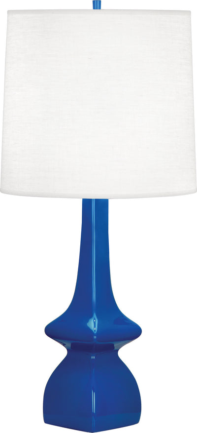 Robert Abbey - MR210 - One Light Table Lamp - Jasmine - MARINE BLUE GLAZED