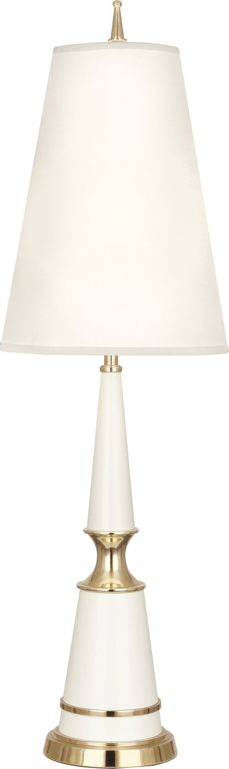 Robert Abbey - W901X - One Light Table Lamp - Jonathan Adler Versailles - Lily Lacquered Paint w/Modern Brass