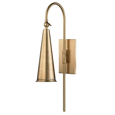 Hudson Valley - 1300-AGB - One Light Wall Sconce - Alva - Aged Brass