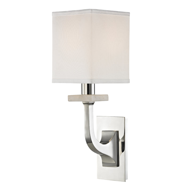 Hudson Valley - 1981-PN - One Light Wall Sconce - Rockwell - Polished Nickel