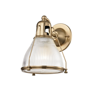Hudson Valley - 7301-AGB - One Light Wall Sconce - Haverhill - Aged Brass