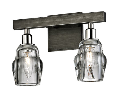 Troy Lighting - B6002-GRA/PN - Two Light Bath - Citizen - Graphite And Polished Nickel