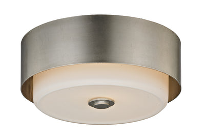 Troy Lighting - C5662-WSL - Two Light Flush Mount - Allure - Silver Leaf