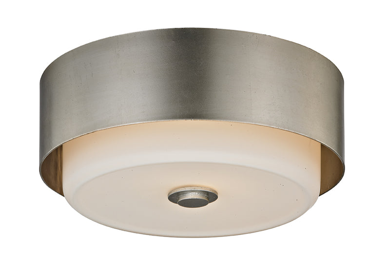 Troy Lighting - C5662-WSL - Two Light Flush Mount - Allure - Silver Leaf