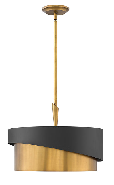 Fredrick Ramond - FR34314HBR - LED Foyer Pendant - Gigi - Heritage Brass