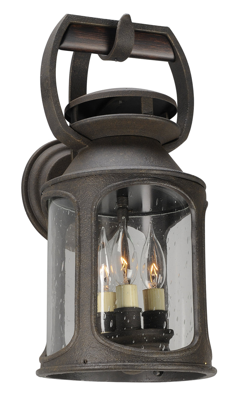 Troy Lighting - B4512-HBZ - Three Light Wall Lantern - Old Trail - Centennial Rust