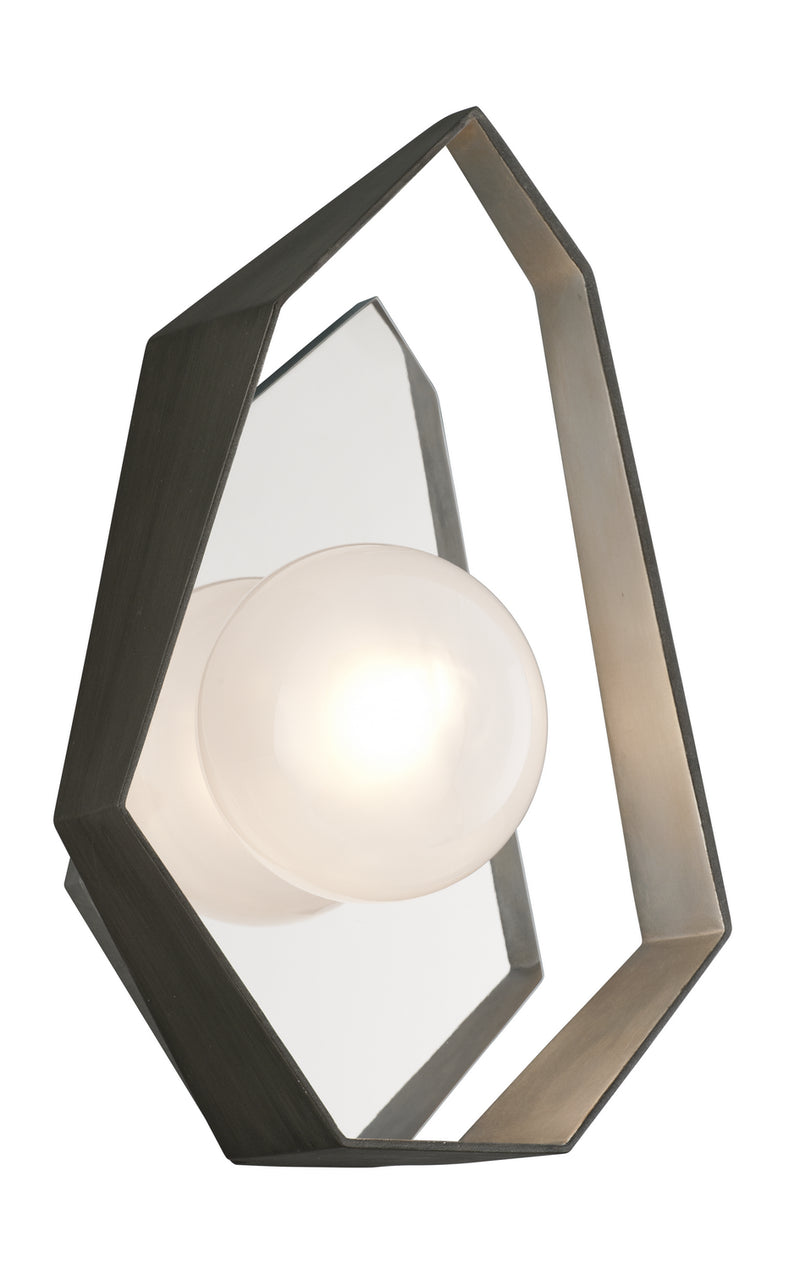 Troy Lighting - B5531 - LED Wall Sconce - Origami - Graphite With Silver Leaf