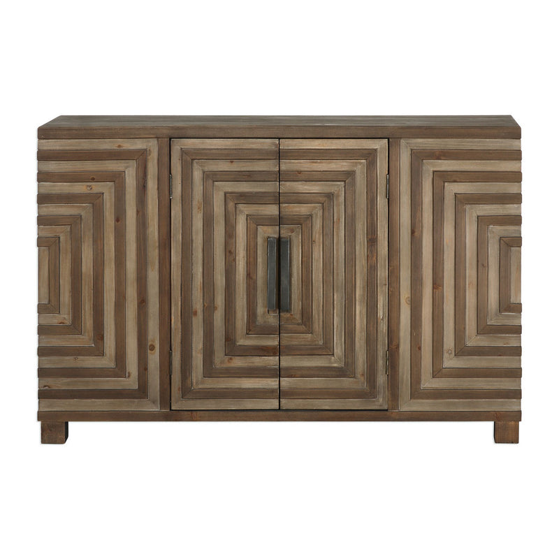 Uttermost - 24773 - Console Cabinet - Layton - Rustic Two Toned