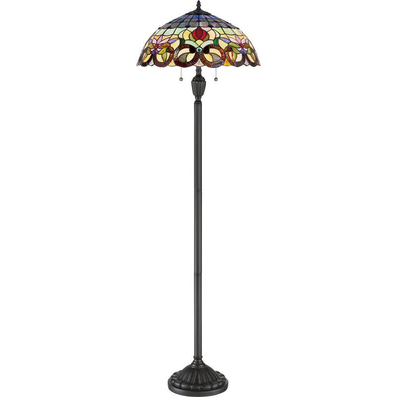 Quoizel - TF3180FVB - Two Light Floor Lamp - Lyric - Vintage Bronze