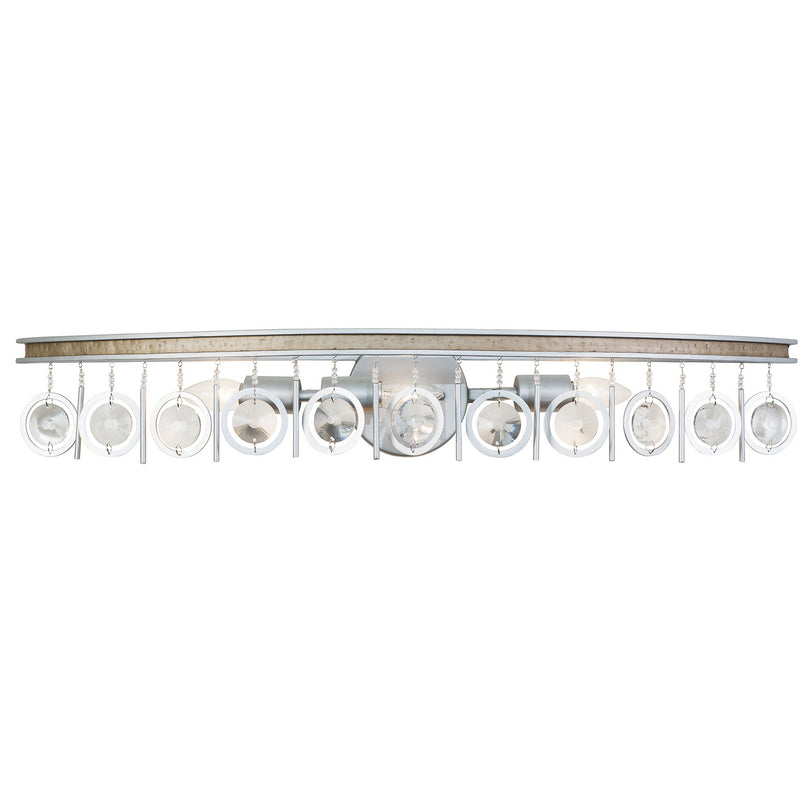 Varaluz - 296B03SICM - Three Light Bath - Charmed - Silver w/ Champagne Mist