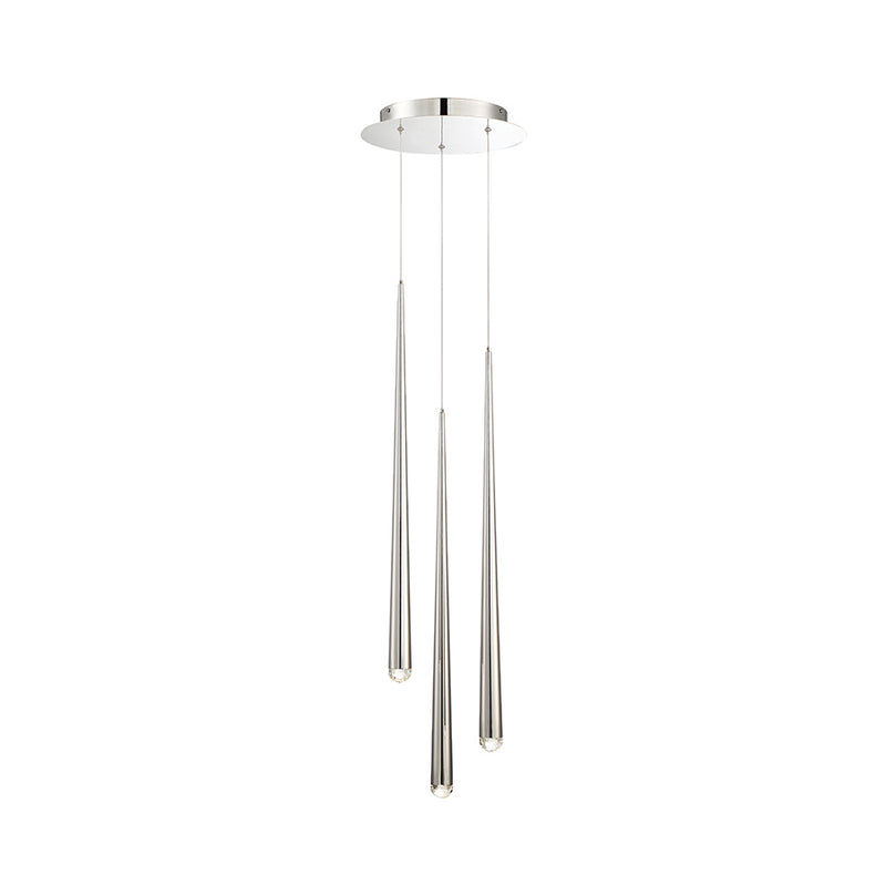 Modern Forms - PD-41703R-PN - LED Pendant - Cascade - Polished Nickel